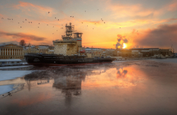 破冰船的防腐保护层修复 <br/> «圣彼得堡»号 AKRUS ®