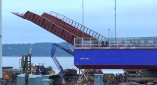 AKRUS® Onega Shipbuilding-Ship Repair Yard. Floating bridge AKRUS ®